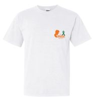 64000 White SoftStyle Tee-Championing Men's Mental Health